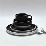 16pcs Two Tone Glazed Ceramic Set